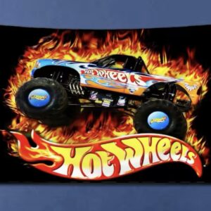 HOTWHEELS  MONSTER TRUCK FLAG